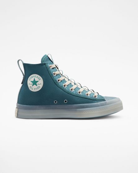 Zapatillas Altas Converse Chuck Taylor All Star CX Explore Mujer Azules Beige Blancas | PE 2E0P4W